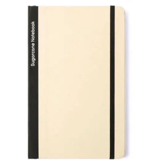 Buren Eco-Neutral Sugarcane Paper A5 Notebook Black Front